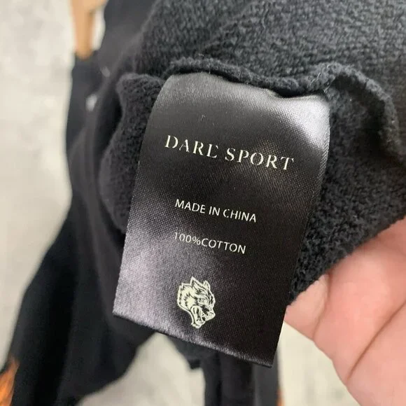 Darc Sport Sweater Womens XS She Wolves Club Crop Top Crewneck Flames Numbered - Picture 6 of 9